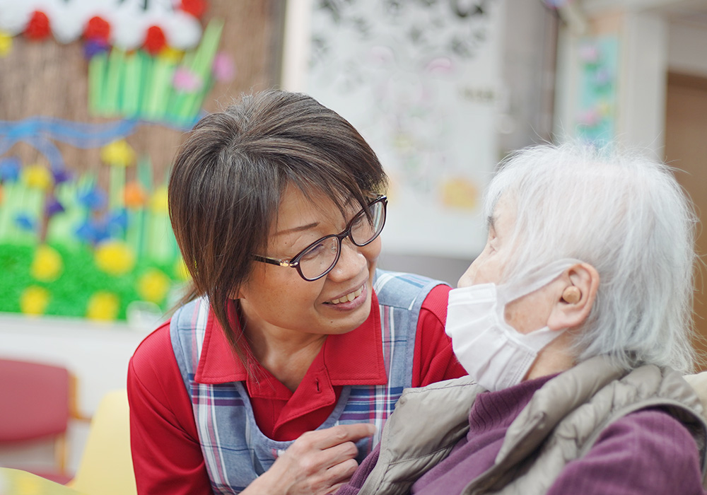 介護支援の様子